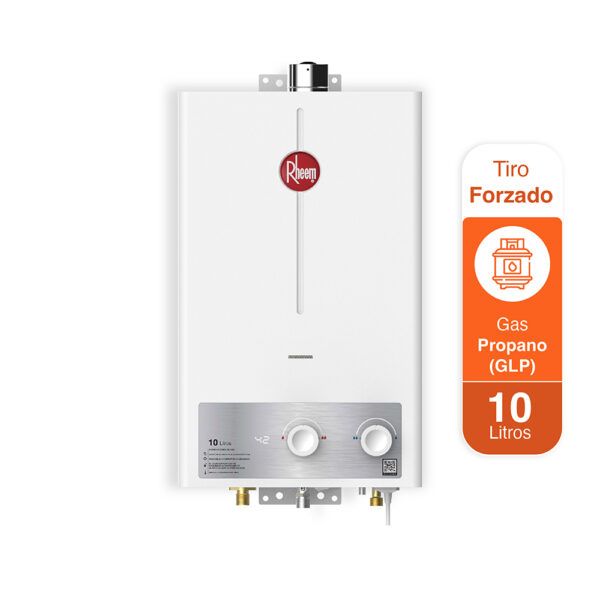 Calentador RHEEM 10lt Gas Propano Tiro Forzado Mecánico - Image 2