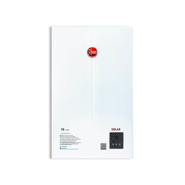 Calentador RHEEM 16lt Gas Propano Tiro Natural Digital