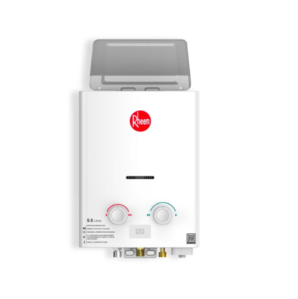 Calentador RHEEM 5,5lt Gas Propano Tiro Natural Mecánico
